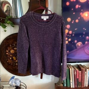 Calvin Klein Rich Purple Crew Neck Sweater